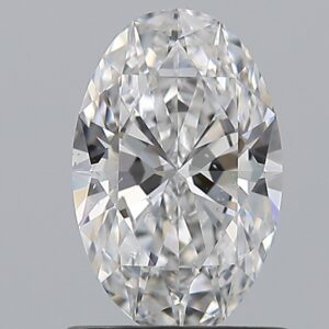 1 carat, E colour, SI1 clarity, Oval shape, Natural Diamond.