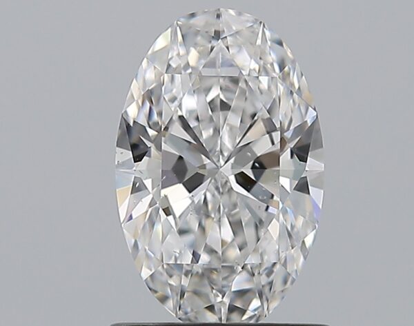 1 carat, E colour, SI1 clarity, Oval shape, Natural Diamond.