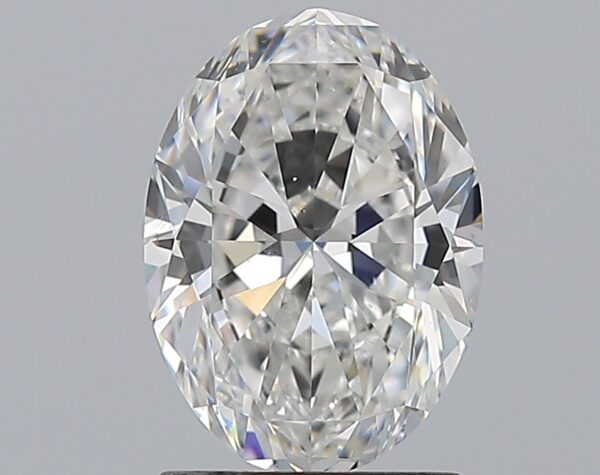 1.7 carat, F colour, SI1 clarity, Oval shape, Natural Diamond.