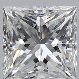 2 carat, F colour, SI2 clarity, Princess shape, Natural Diamond.
