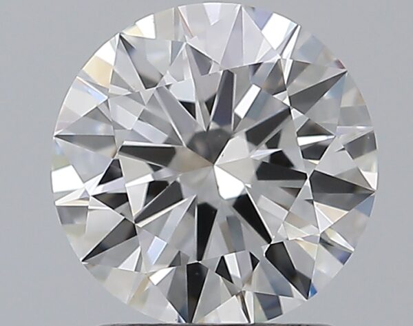 1.51 carat, E colour, VS2 clarity, Round shape, Natural Diamond.