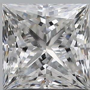 1.02 carat, F colour, SI2 clarity, Princess shape, Natural Diamond.