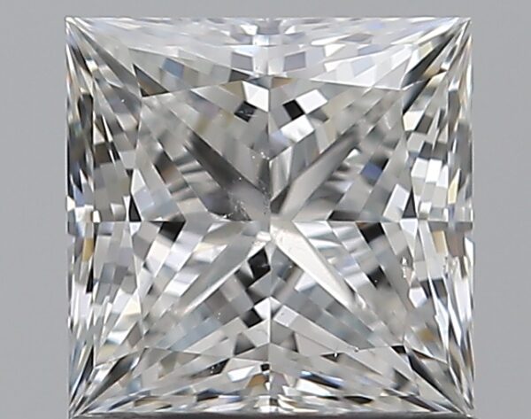 1.02 carat, F colour, SI2 clarity, Princess shape, Natural Diamond.