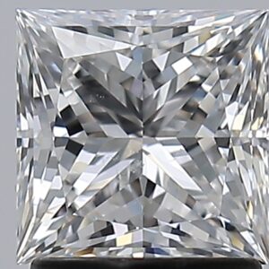 1.7 carat, F colour, SI2 clarity, Princess shape, Natural Diamond.