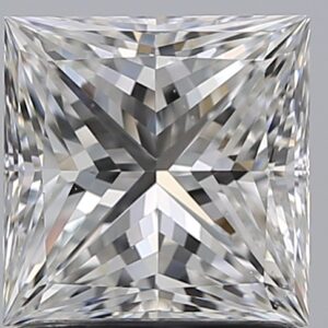 1.52 carat, G colour, SI1 clarity, Princess shape, Natural Diamond.