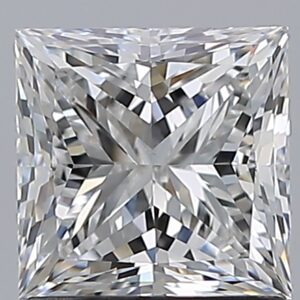 1.5 carat, E colour, VS2 clarity, Princess shape, Natural Diamond.