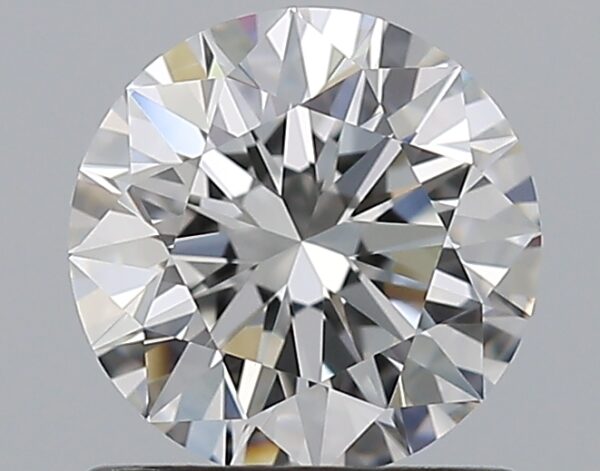 1.01 carat, F colour, VVS2 clarity, Round shape, Natural Diamond.