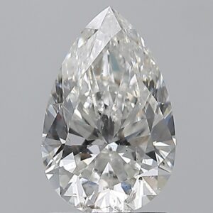 1.51 carat, G colour, SI2 clarity, Pear shape, Natural Diamond.