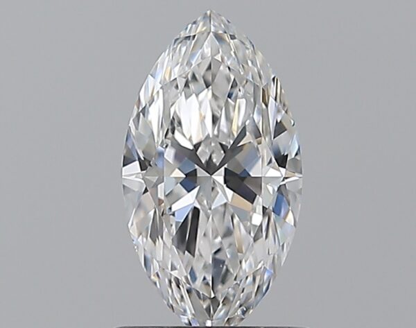 1.01 carat, D colour, SI1 clarity, Marquise shape, Natural Diamond.