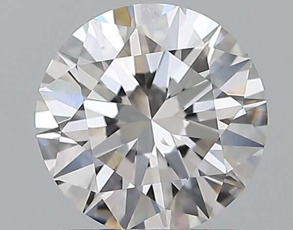 1.01 carat, G colour, SI1 clarity, Round shape, Natural Diamond.
