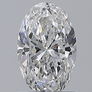 0.96 carat, E colour, SI2 clarity, Oval shape, Natural Diamond.