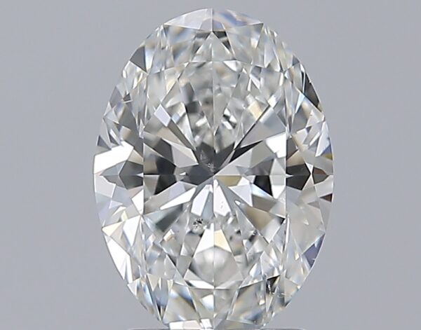 2.01 carat, F colour, SI1 clarity, Oval shape, Natural Diamond.