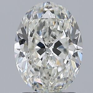 1.7 carat, H colour, VS2 clarity, Oval shape, Natural Diamond.