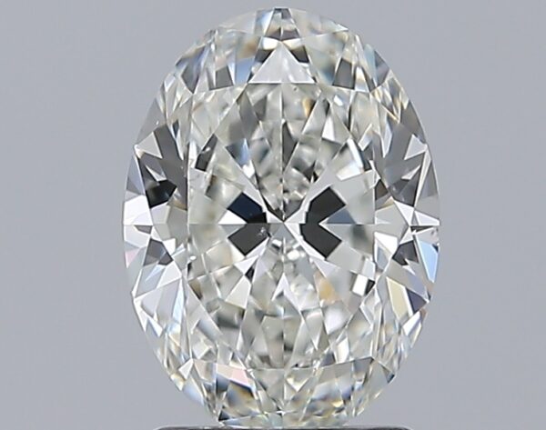 1.7 carat, H colour, VS2 clarity, Oval shape, Natural Diamond.