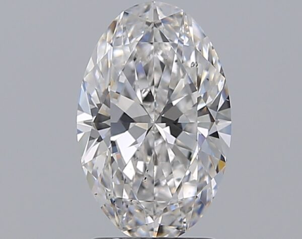 2.01 carat, E colour, SI1 clarity, Oval shape, Natural Diamond.