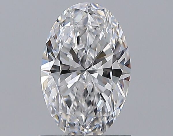 1.01 carat, D colour, VS2 clarity, Oval shape, Natural Diamond.