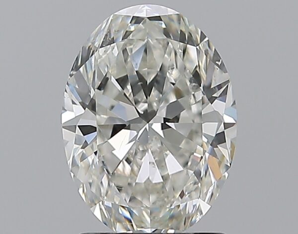 2.01 carat, H colour, SI1 clarity, Oval shape, Natural Diamond.