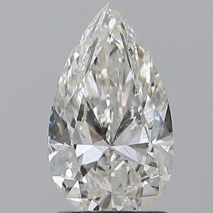1.51 carat, G colour, SI2 clarity, Pear shape, Natural Diamond.