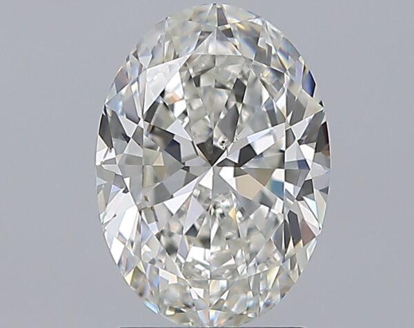 2.01 carat, H colour, SI1 clarity, Oval shape, Natural Diamond.