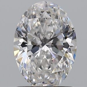 1.01 carat, D colour, SI1 clarity, Oval shape, Natural Diamond.