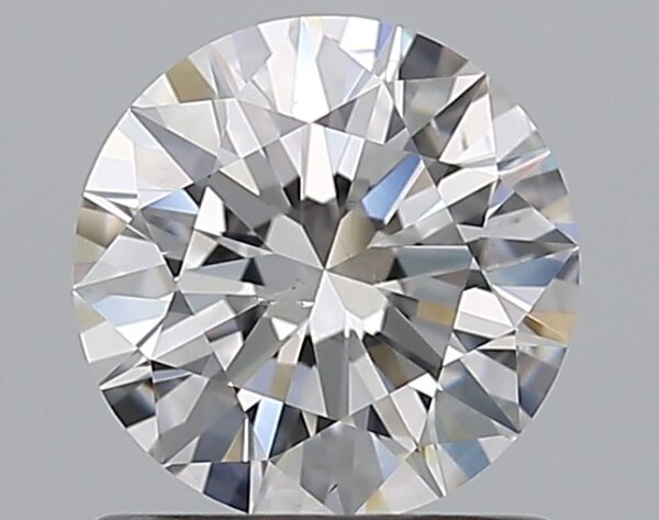 1.01 carat, E colour, SI1 clarity, Round shape, Natural Diamond.