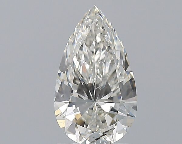 1.5 carat, H colour, SI2 clarity, Pear shape, Natural Diamond.