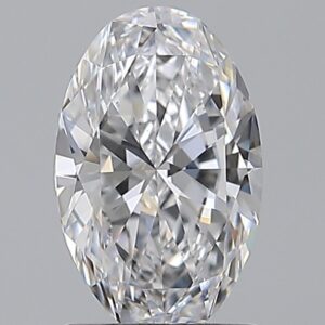 1.01 carat, D colour, VS2 clarity, Oval shape, Natural Diamond.