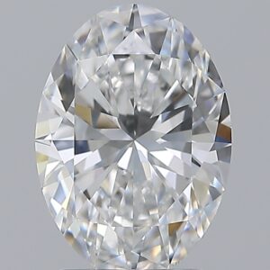 2 carat, E colour, VS2 clarity, Oval shape, Natural Diamond.