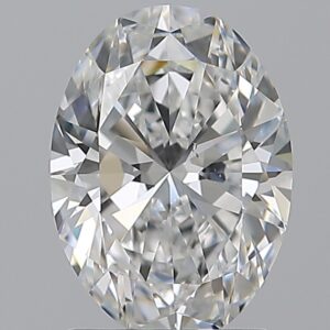 2 carat, E colour, VS2 clarity, Oval shape, Natural Diamond.