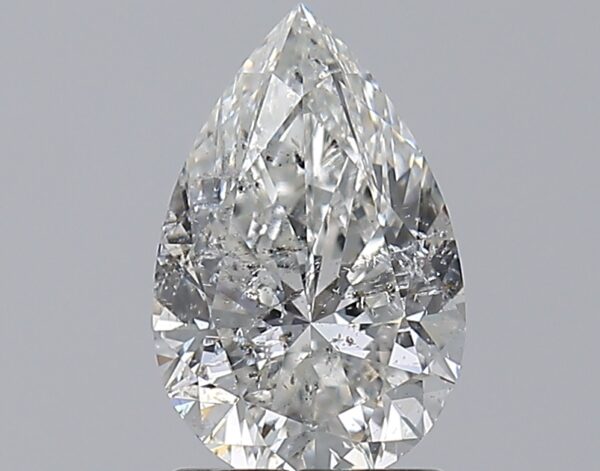 1.51 carat, F colour, SI2 clarity, Pear shape, Natural Diamond.