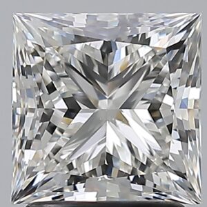 2.01 carat, H colour, VS2 clarity, Princess shape, Natural Diamond.