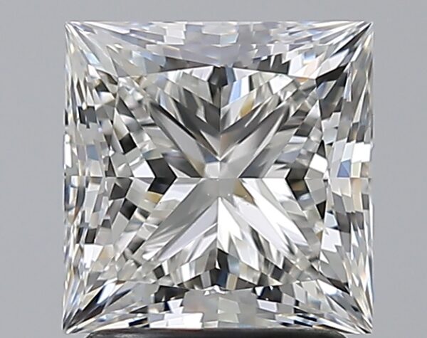 2.01 carat, H colour, VS2 clarity, Princess shape, Natural Diamond.