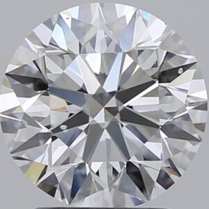 2.05 carat, E colour, SI1 clarity, Round shape, Natural Diamond.