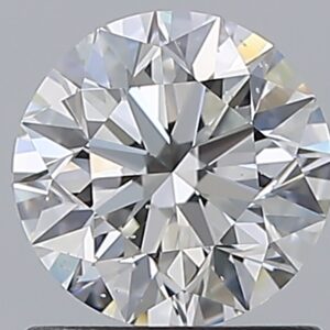 1 carat, F colour, SI1 clarity, Round shape, Natural Diamond.