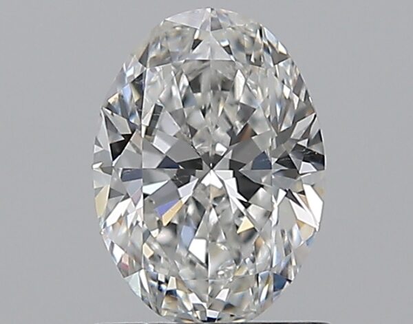 1 carat, F colour, SI1 clarity, Oval shape, Natural Diamond.