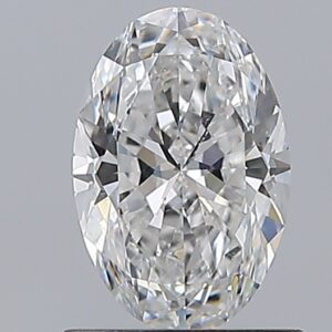 1.01 carat, E colour, SI1 clarity, Oval shape, Natural Diamond.