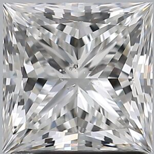 1.51 carat, G colour, SI2 clarity, Princess shape, Natural Diamond.