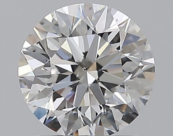 1.2 carat, F colour, SI1 clarity, Round shape, Natural Diamond.