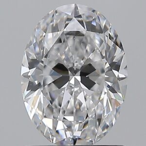 1.29 carat, D colour, VS2 clarity, Oval shape, Natural Diamond.
