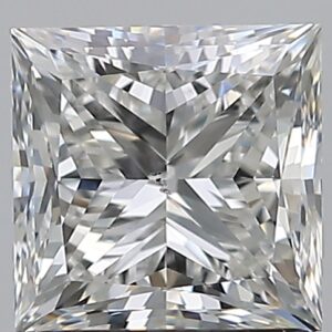 1.51 carat, H colour, SI1 clarity, Princess shape, Natural Diamond.