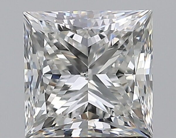 1.51 carat, H colour, SI1 clarity, Princess shape, Natural Diamond.