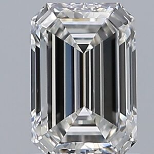 1 carat, G colour, VS1 clarity, Emerald shape, Natural Diamond.