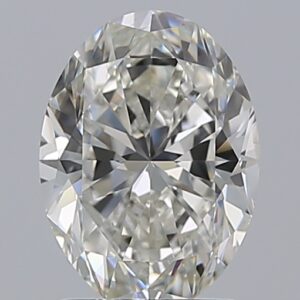1.71 carat, H colour, SI1 clarity, Oval shape, Natural Diamond.