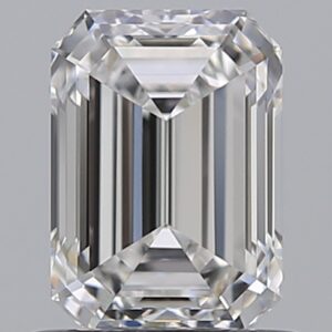 1.01 carat, F colour, IF clarity, Emerald shape, Natural Diamond.