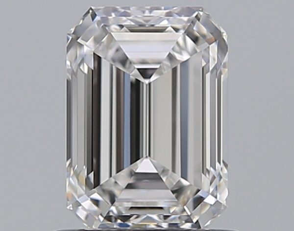1.01 carat, F colour, IF clarity, Emerald shape, Natural Diamond.