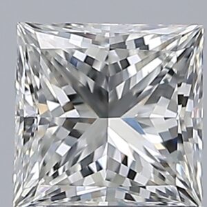 1 carat, G colour, VVS1 clarity, Princess shape, Natural Diamond.
