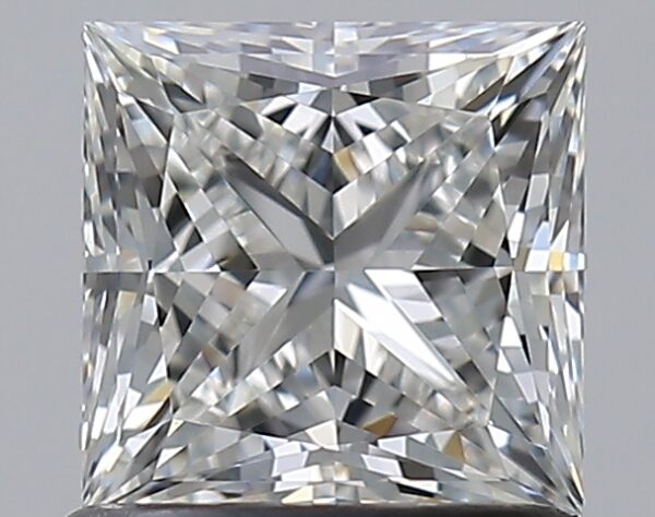 1.01 carat, G colour, VVS2 clarity, Princess shape, Natural Diamond.