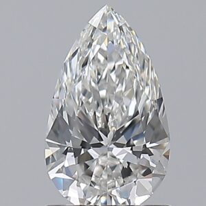 1.01 carat, F colour, VVS2 clarity, Pear shape, Natural Diamond.