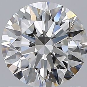 1.21 carat, F colour, SI1 clarity, Round shape, Natural Diamond.
