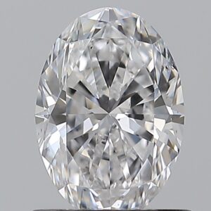 1.01 carat, D colour, SI1 clarity, Oval shape, Natural Diamond.